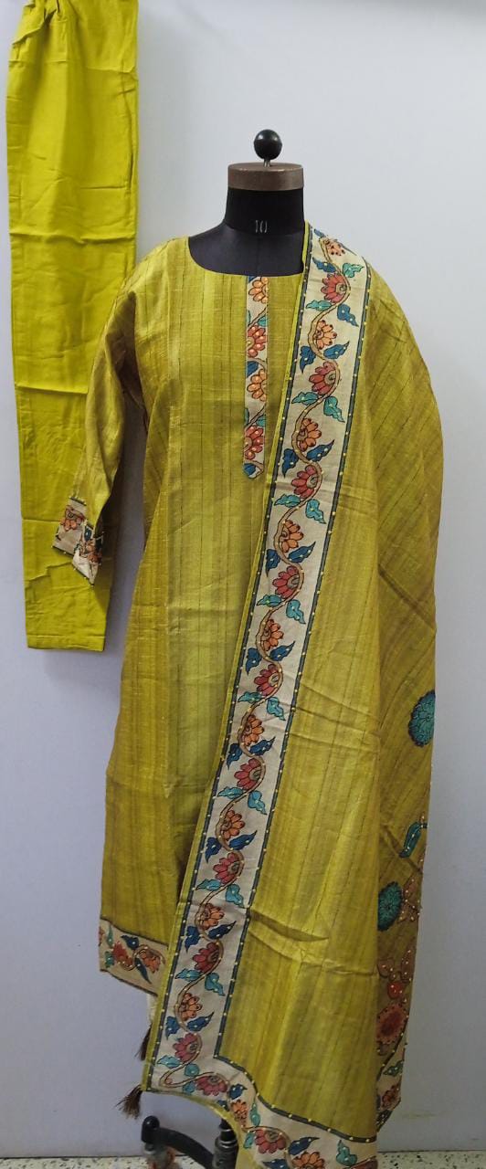 Taser Silk Kurti Set