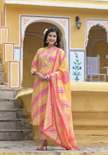 Load image into Gallery viewer, Modal Silk Full Kurti Set With Dupatta
