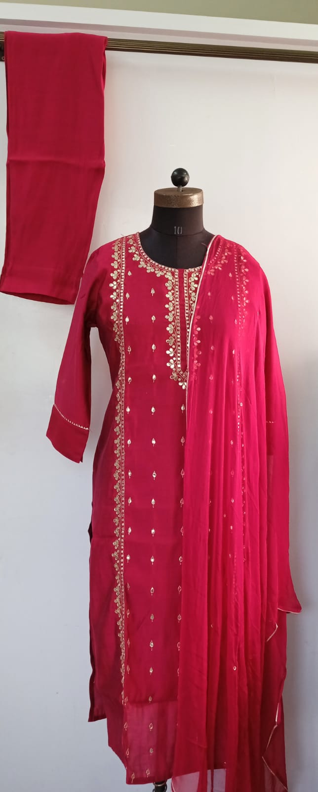 Modal Silk Kurti Full Set With Dupatta