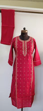 Load image into Gallery viewer, Modal Silk Kurti Full Set With Dupatta
