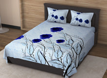 Load image into Gallery viewer, Floral Printed Cotton Bedsheet
