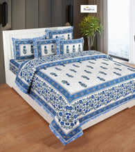 Load image into Gallery viewer, Jaipuri printed Cotton Bedsheet
