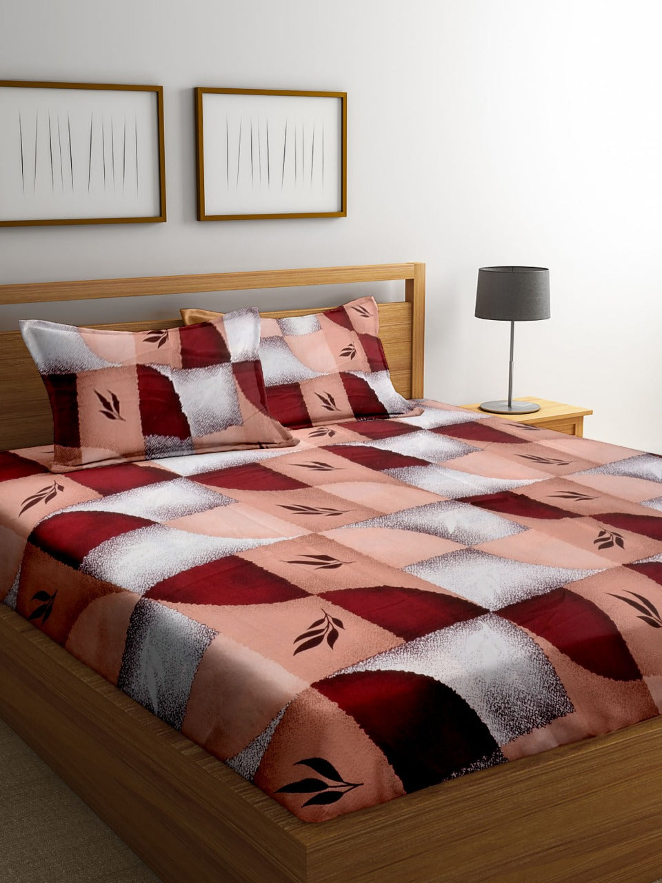 King Size Glace Cotton Bedsheet