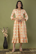 Load image into Gallery viewer, Indo-Western Printed 3/4th Length Frock
