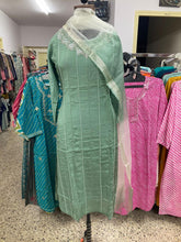 Load image into Gallery viewer, Designer Green Party Wear Tunic with Zardozi Work
