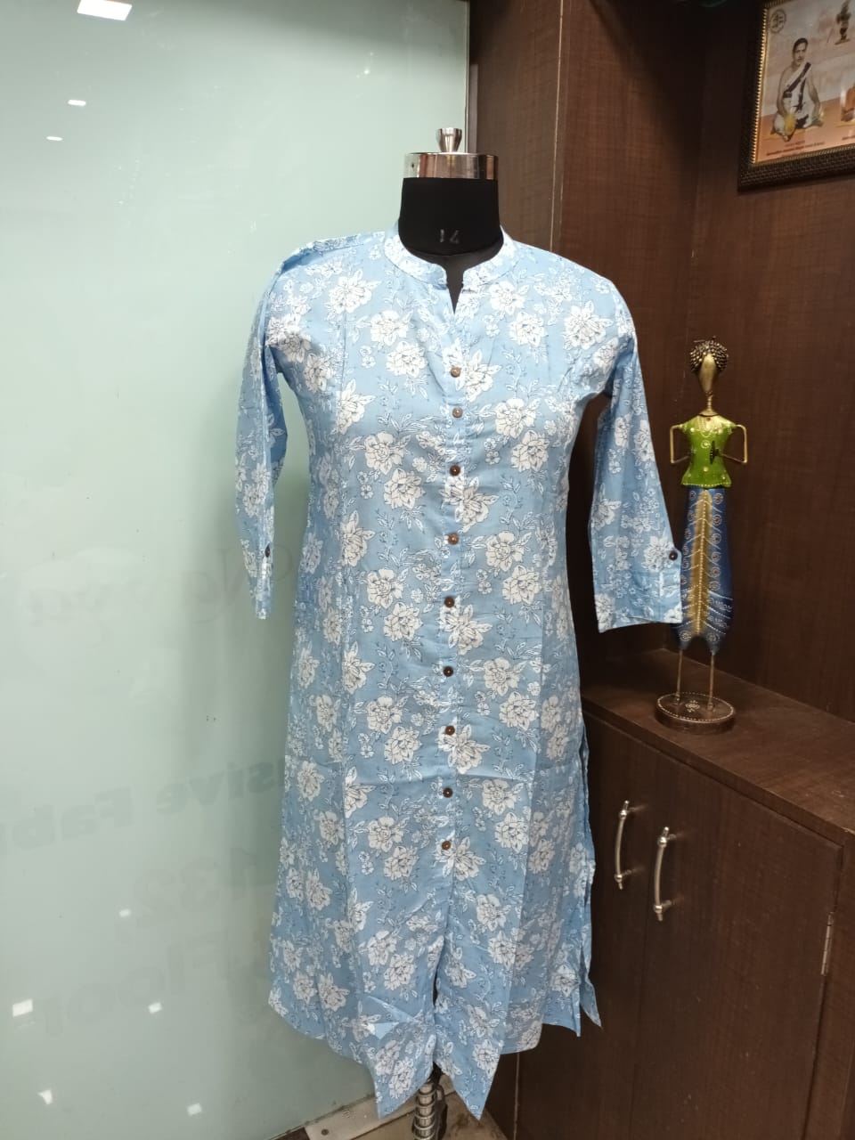 Cambric Cotton Printed Kurti