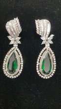 Load image into Gallery viewer, Emerald Zircon Earrings
