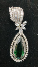 Load image into Gallery viewer, Emerald Zircon Earrings
